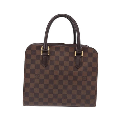 Louis Vuitton Triana Damier, Brown, Canvas, Handbag