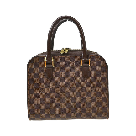 Louis Vuitton Triana Damier, Brown, Canvas, Handbag