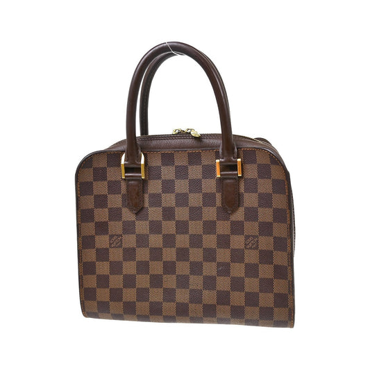 Louis Vuitton Triana Damier, Brown, Canvas, Handbag