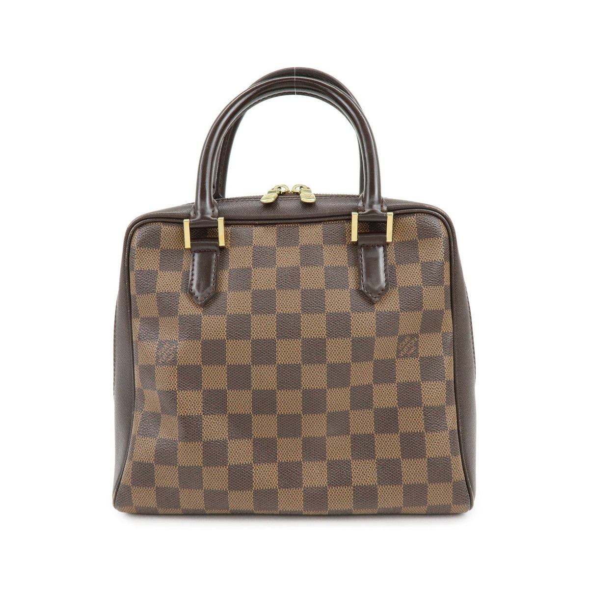 Louis Vuitton Triana Damier, Brown, Canvas, Handbag