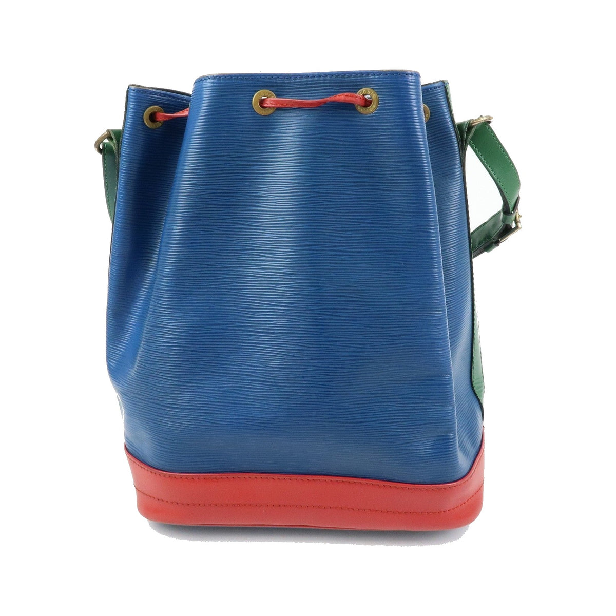 Louis Vuitton Tricolor Noe Epi Leather, Blue, Leather, Handbag