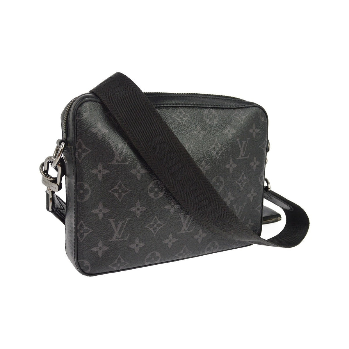 Louis Vuitton Trio Messenger Monogram Canvas, Black, Canvas, Shoulder Bag