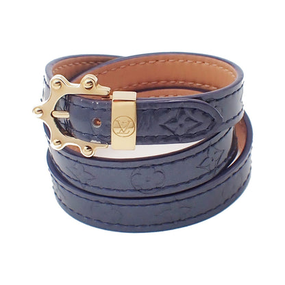 Louis Vuitton Triple Tour Monogram Vernis, Purple, Patent Leather, Bracelet