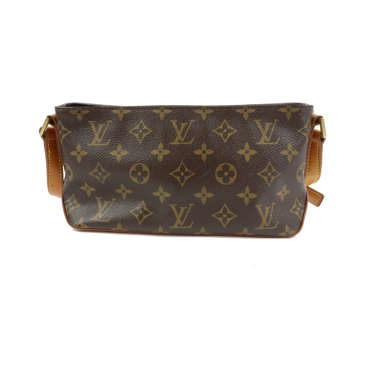Louis Vuitton Trotteur Monogram Canvas, Brown, Canvas, Handbag