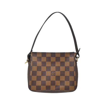 Louis Vuitton Trousse Make Up Damier, Brown, Canvas, Clutch