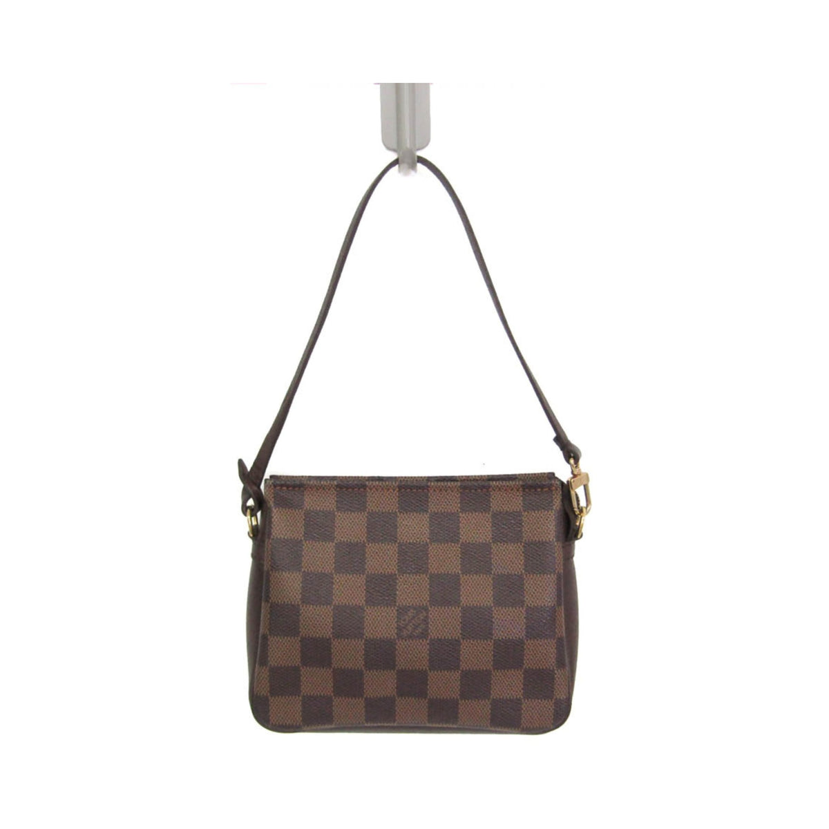 Louis Vuitton Trousse Make Up Damier, Brown, Canvas, Clutch