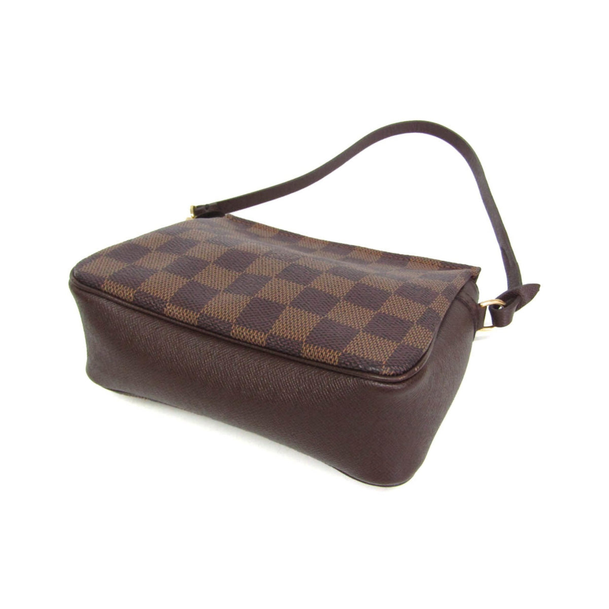Louis Vuitton Trousse Make Up Damier, Brown, Canvas, Clutch