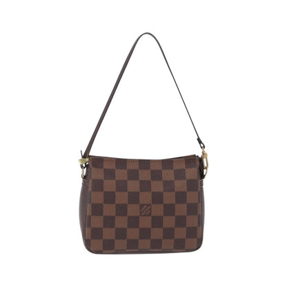 Louis Vuitton Trousse Make Up Damier, Brown, Canvas, Clutch