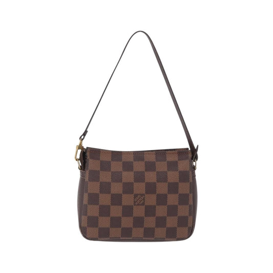 Louis Vuitton Trousse Make Up Damier, Brown, Canvas, Clutch
