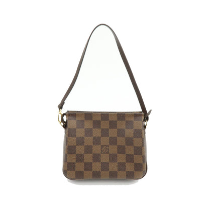 Louis Vuitton Trousse Make Up Damier, Brown, Canvas, Clutch