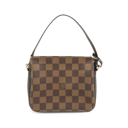 Louis Vuitton Trousse Make Up Damier, Brown, Canvas, Clutch