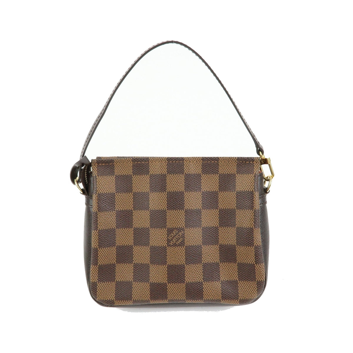 Louis Vuitton Trousse Make Up Damier, Brown, Canvas, Clutch