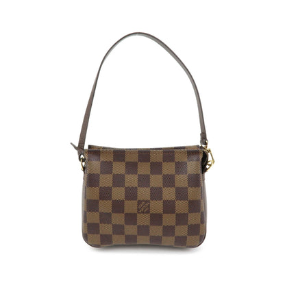 Louis Vuitton Trousse Make Up Damier, Brown, Canvas, Clutch