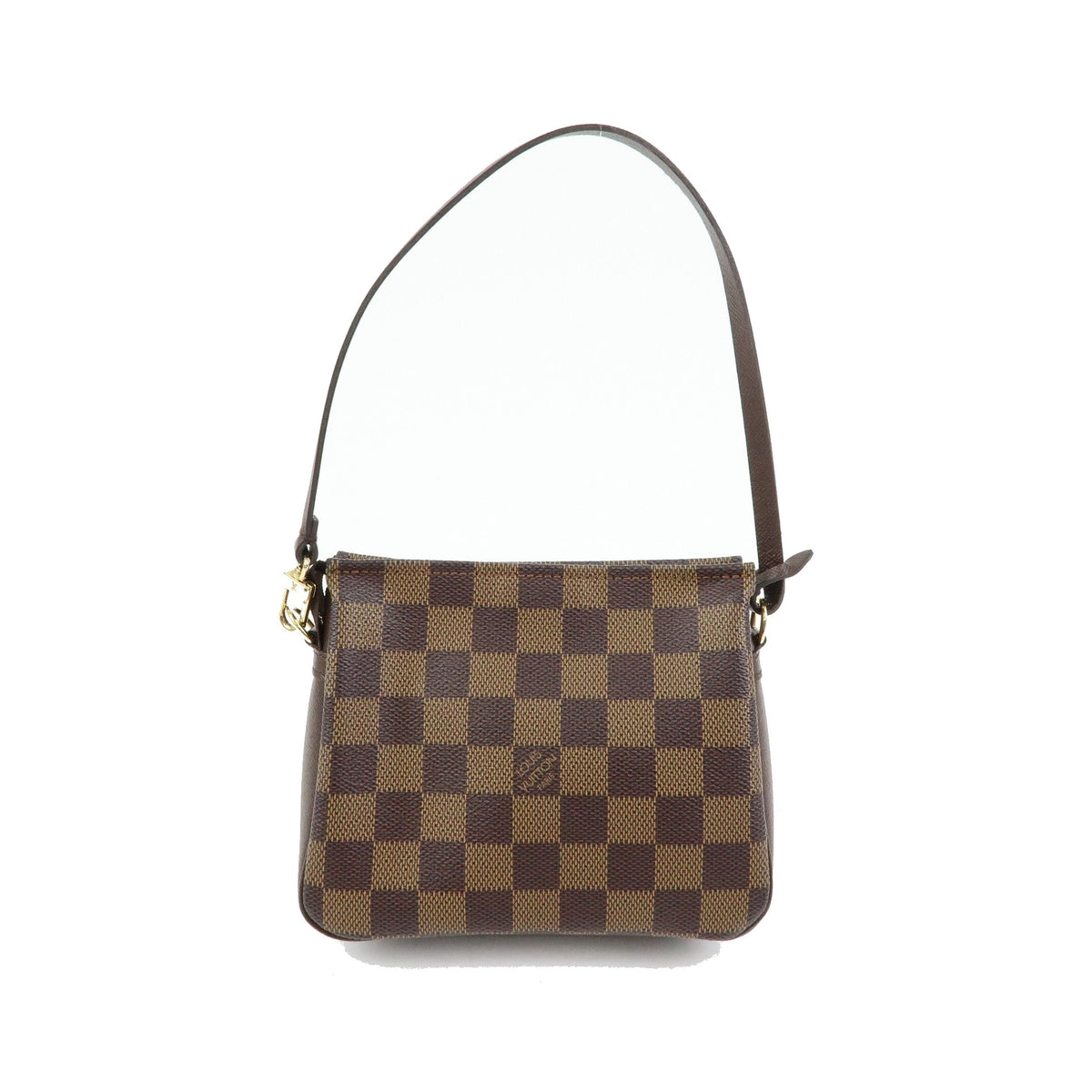 Louis Vuitton Trousse Make Up Damier, Brown, Canvas, Clutch