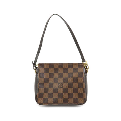 Louis Vuitton Trousse Make Up Damier, Brown, Canvas, Clutch