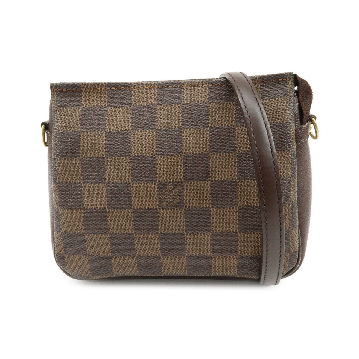 Louis Vuitton Trousse Make Up Damier, Brown, Canvas, Clutch
