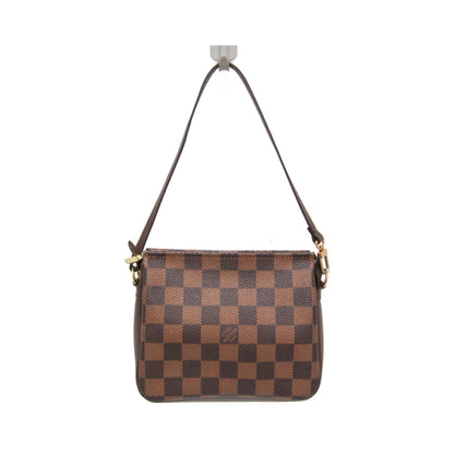 Louis Vuitton Trousse Make Up Damier, Brown, Canvas, Clutch
