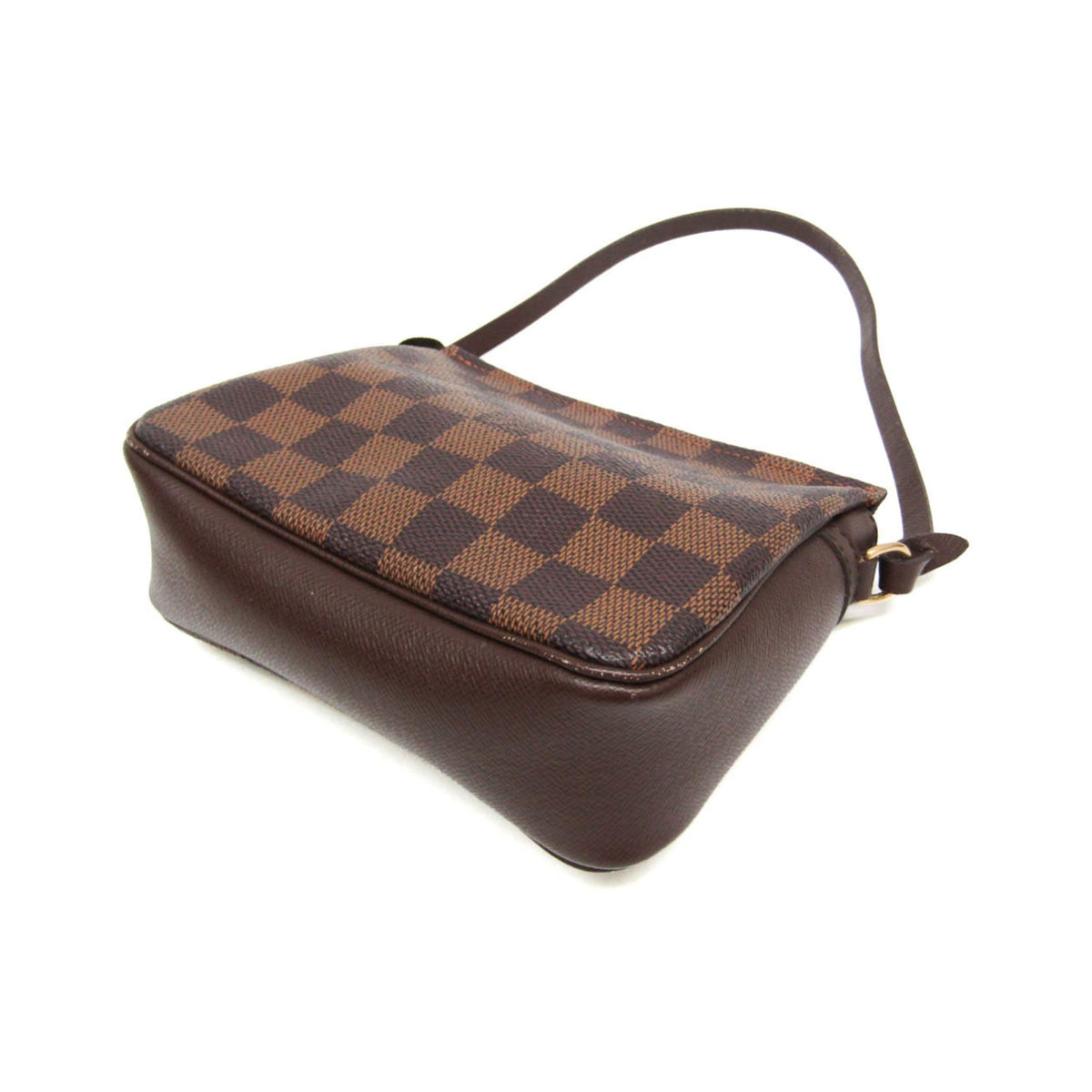Louis Vuitton Trousse Make Up Damier, Brown, Canvas, Clutch