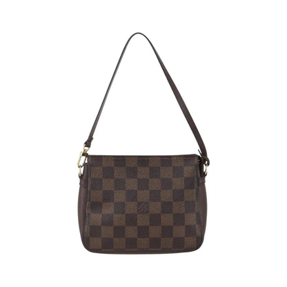 Louis Vuitton Trousse Make Up Damier Canvas, Brown, Canvas, Clutch