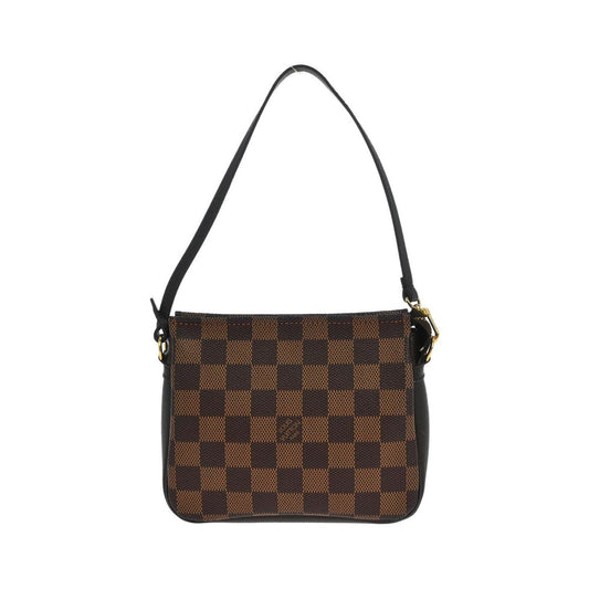 Louis Vuitton Trousse Make Up Damier Canvas, Brown, Canvas, Clutch