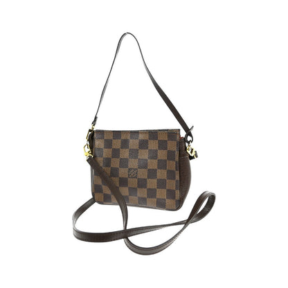 Louis Vuitton Trousse Make Up Damier Canvas, Brown, Canvas, Clutch