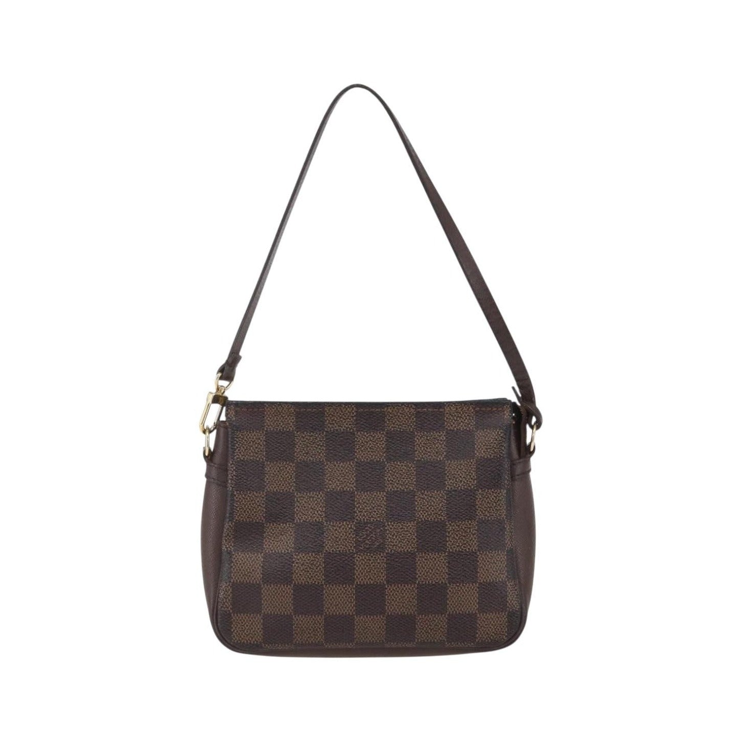 Louis Vuitton Trousse Make Up Damier Canvas, Brown, Canvas, Clutch