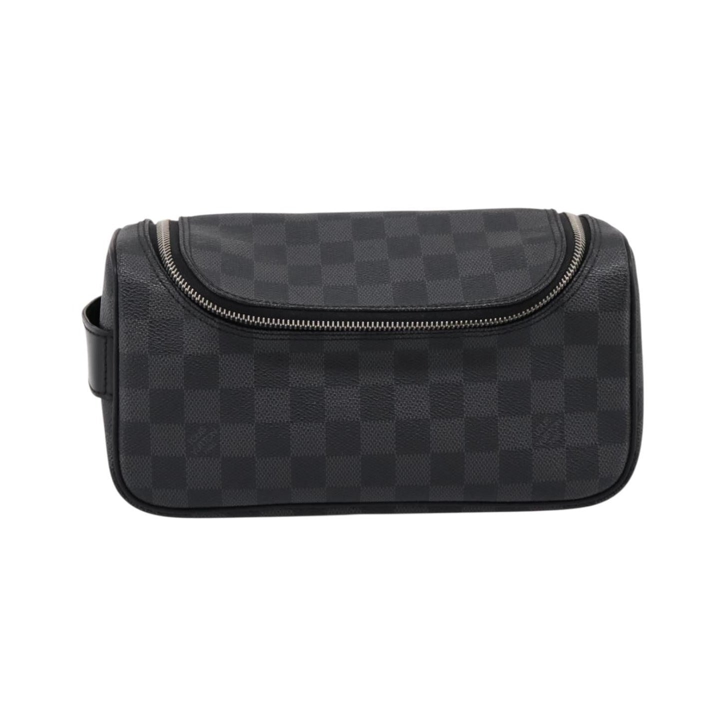 Louis Vuitton Trousse Toilette Damier Canvas, Black, Canvas, Clutch