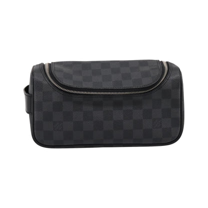 Louis Vuitton Trousse Toilette Damier Canvas, Black, Canvas, Clutch