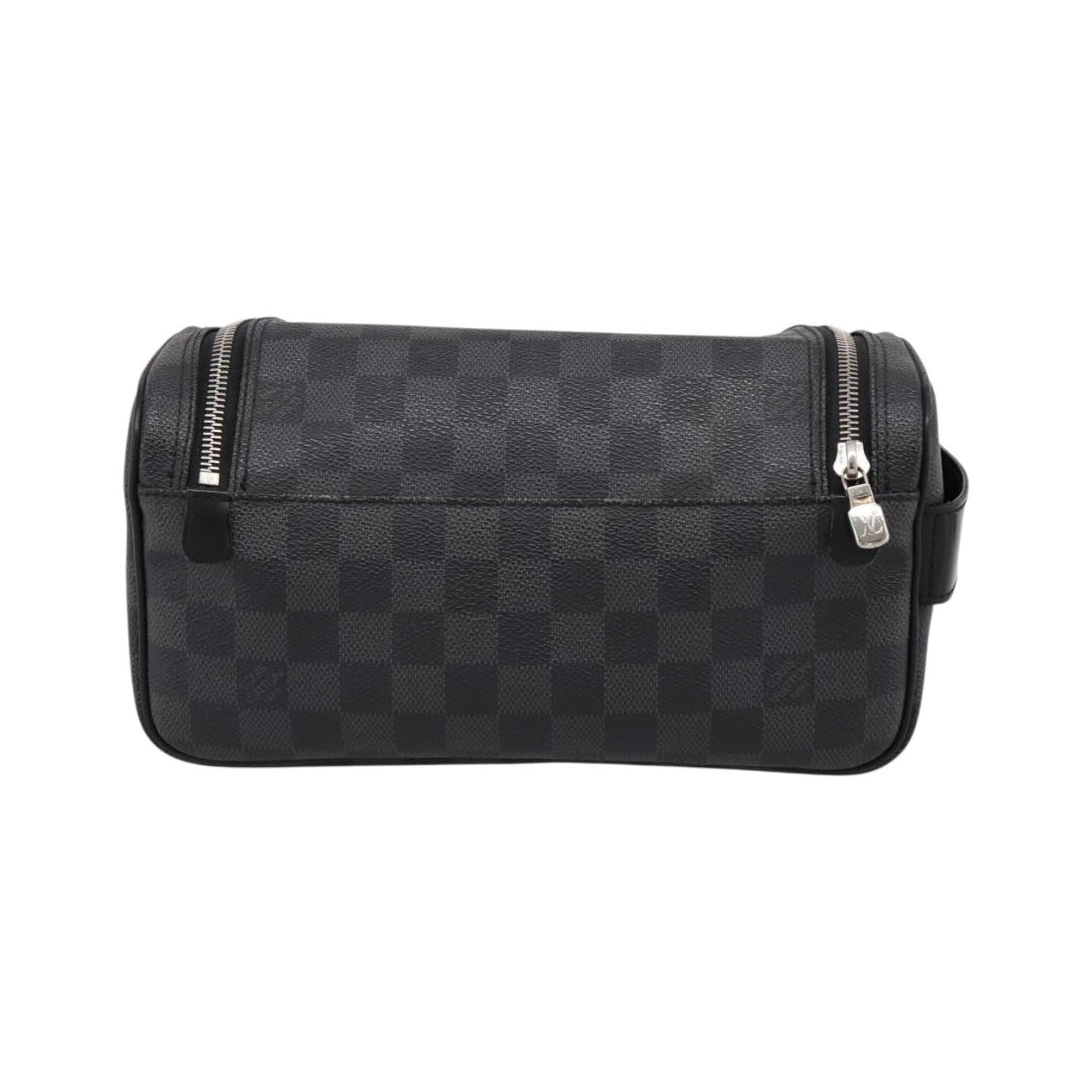 Louis Vuitton Trousse Toilette Damier Canvas, Black, Canvas, Clutch