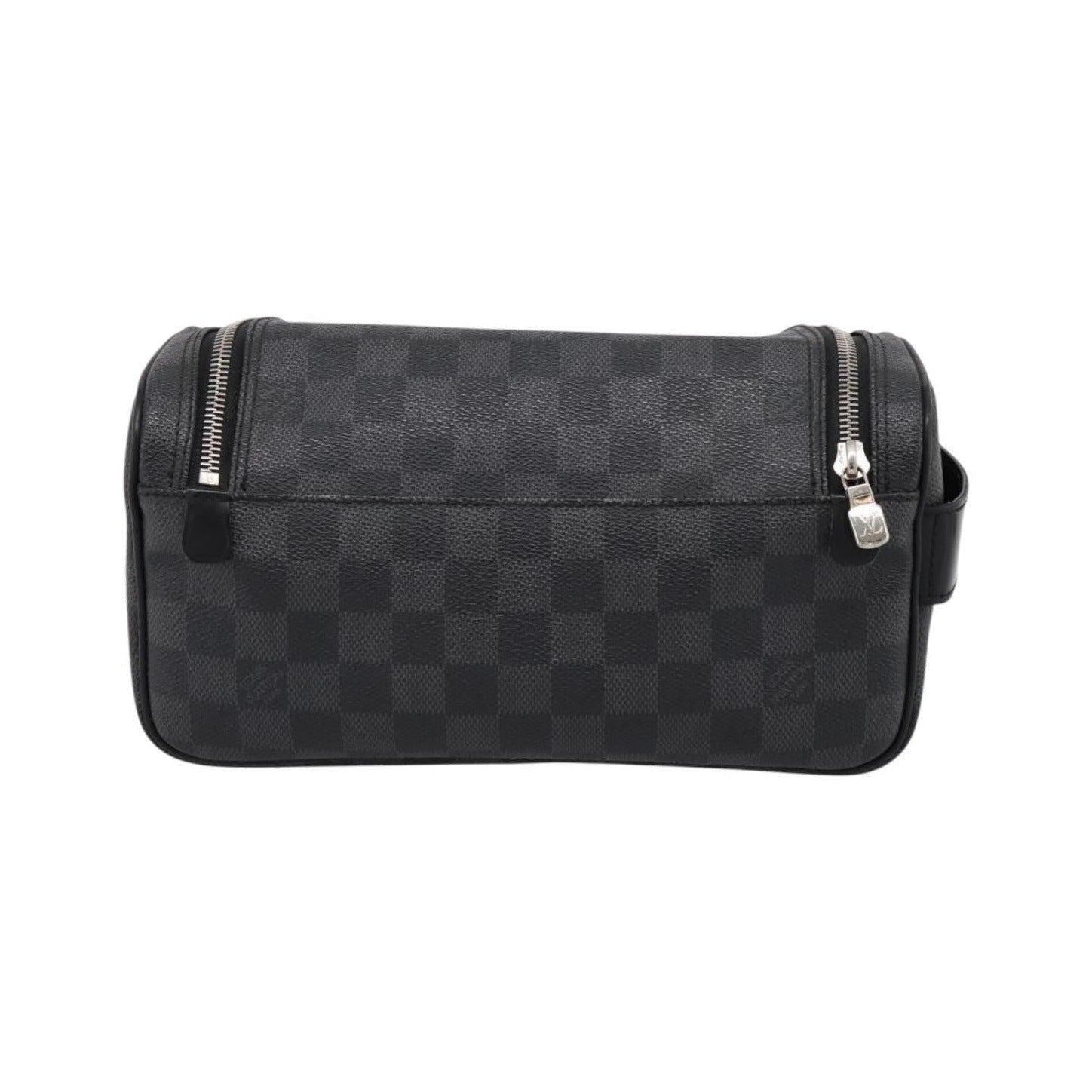 Louis Vuitton Trousse Toilette Damier Canvas, Black, Canvas, Clutch