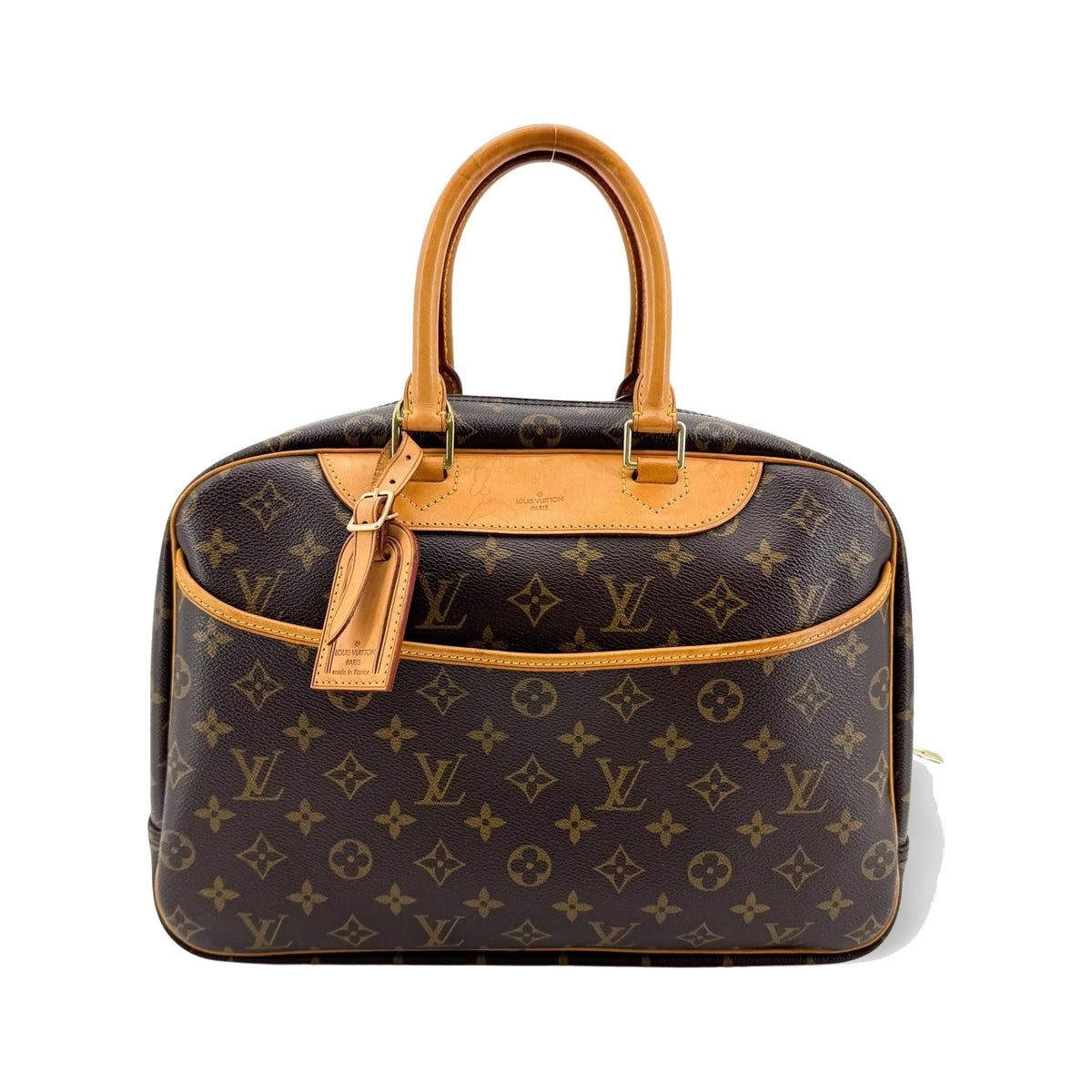 Louis Vuitton Trouville Monogram Canvas, Brown, Canvas, Handbag