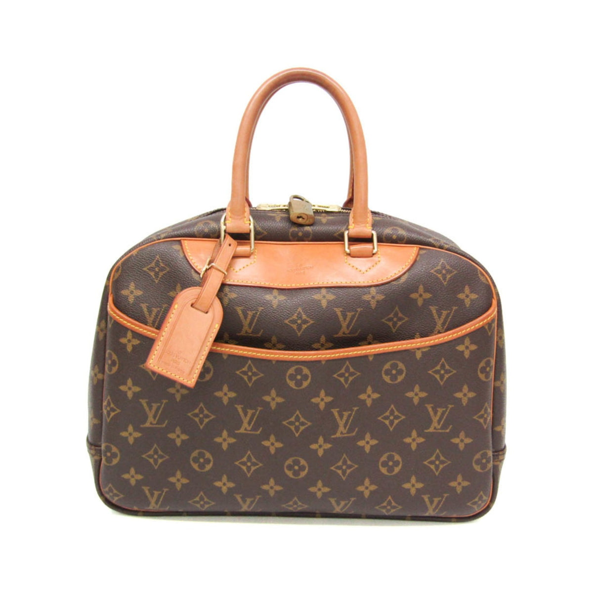 Louis Vuitton Trouville Monogram Canvas, Brown, Canvas, Handbag
