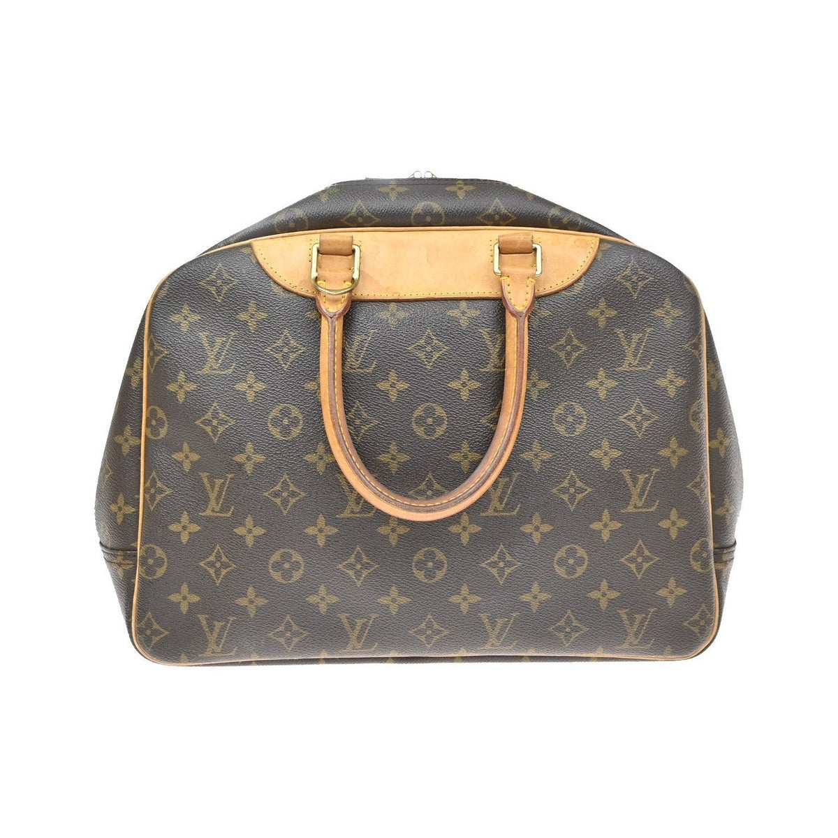 Louis Vuitton Trouville Monogram Canvas, Brown, Canvas, Handbag