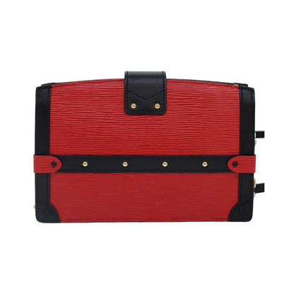Louis Vuitton Trunk Clutch Epi Leather, Red, Leather, Shoulder Bag