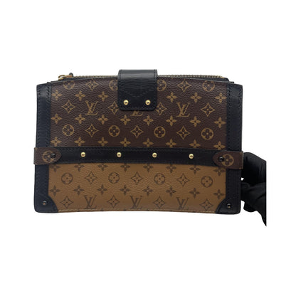 Louis Vuitton Trunk Clutch Monogram, Brown, Canvas, Clutch