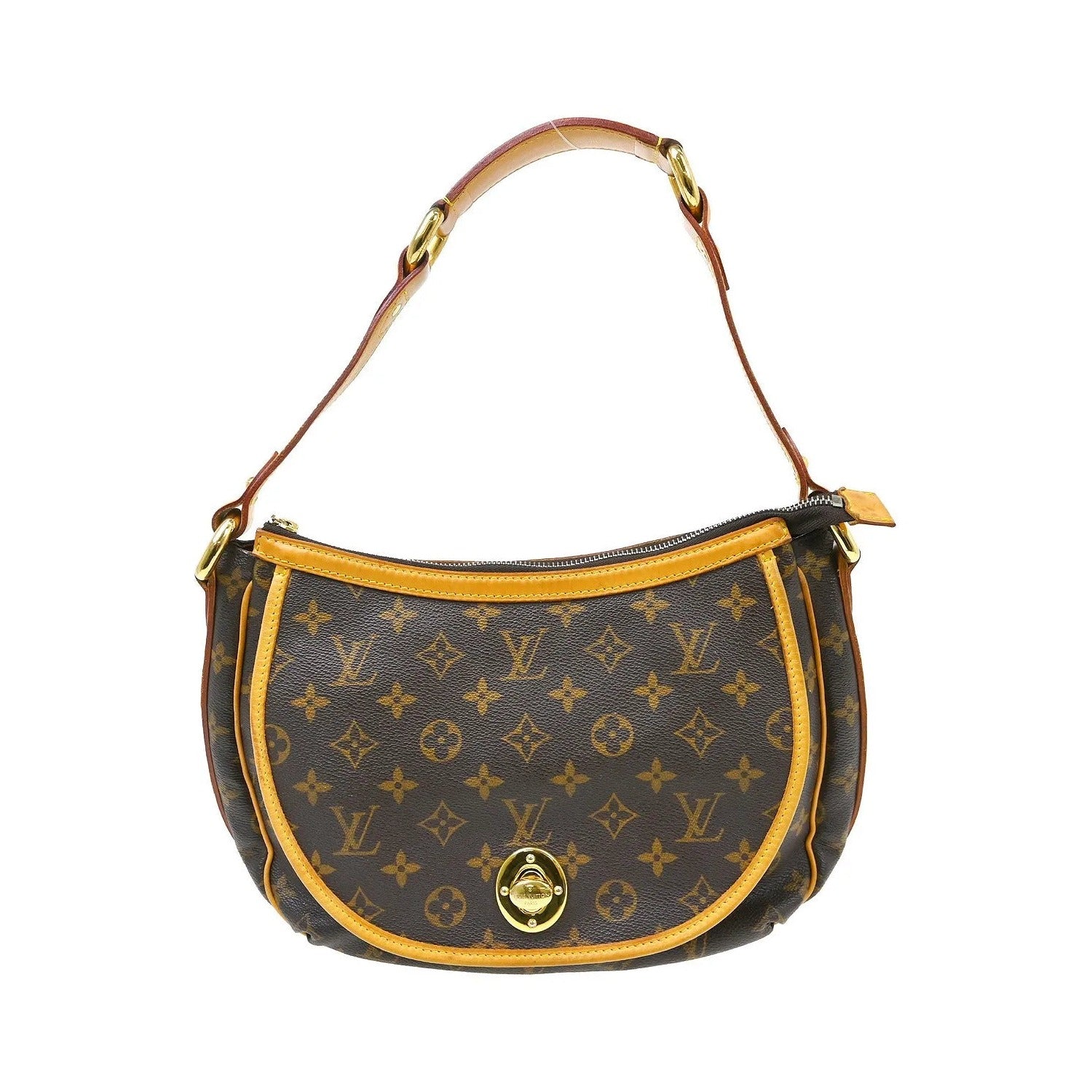 Louis Vuitton Tulum Monogram Canvas, Brown, Canvas, Shoulder Bag
