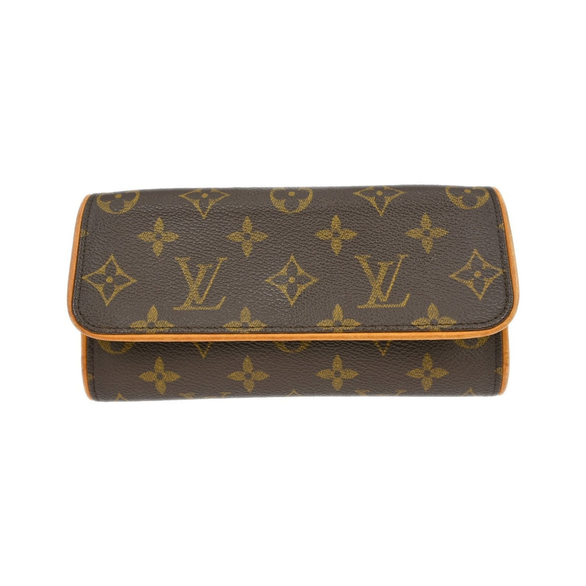 Louis Vuitton Twin Canvas, Brown, Canvas, Clutch