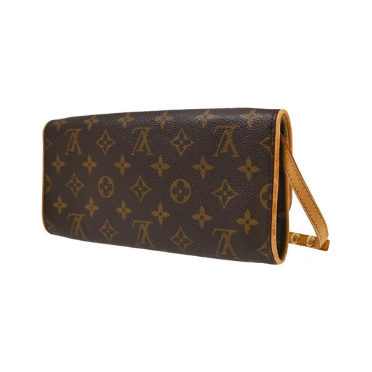 Louis Vuitton Twin Canvas, Brown, Canvas, Clutch