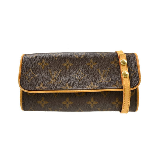 Louis Vuitton Twin Canvas, Brown, Canvas, Clutch