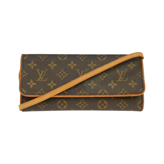 Louis Vuitton Twin Monogram, Brown, Canvas, Clutch