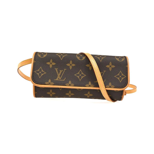 Louis Vuitton Twin Monogram Canvas, Brown, Canvas, Clutch