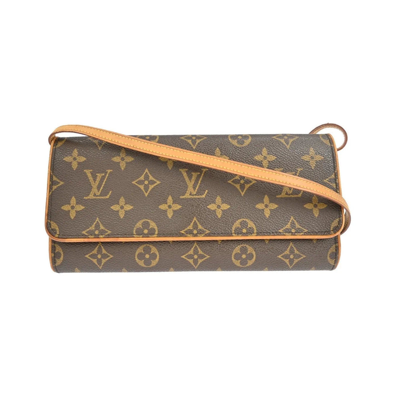 Louis Vuitton Twin Monogram Canvas, Brown, Canvas, Clutch