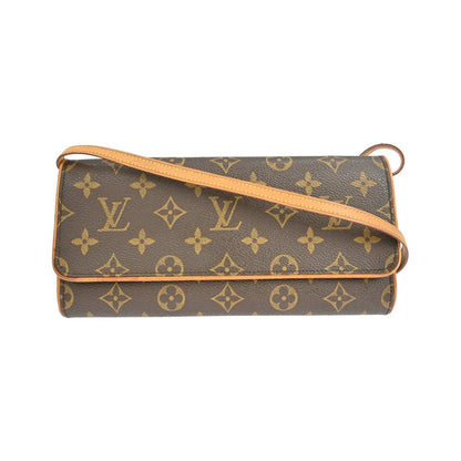 Louis Vuitton Twin Monogram Canvas, Brown, Canvas, Clutch