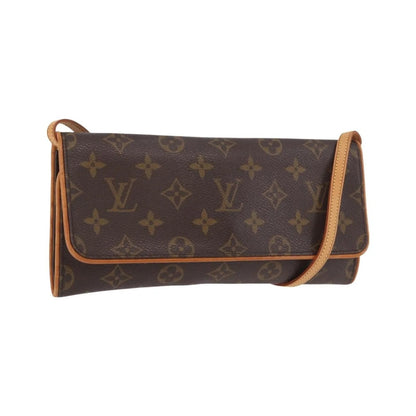 Louis Vuitton Twin Monogram Canvas, Brown, Canvas, Clutch