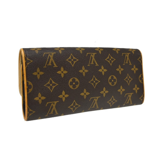 Louis Vuitton Twin Monogram Canvas, Brown, Canvas, Clutch
