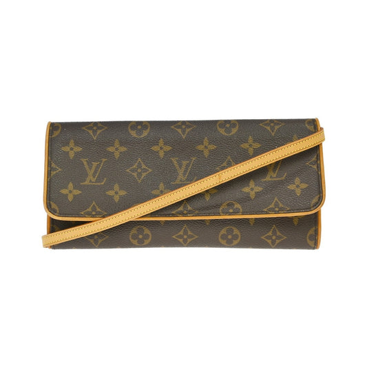 Louis Vuitton Twin Monogram Canvas, Brown, Canvas, Clutch