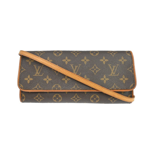 Louis Vuitton Twin Monogram Canvas, Brown, Canvas, Clutch