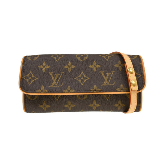 Louis Vuitton Twin Monogram Canvas, Brown, Canvas, Clutch