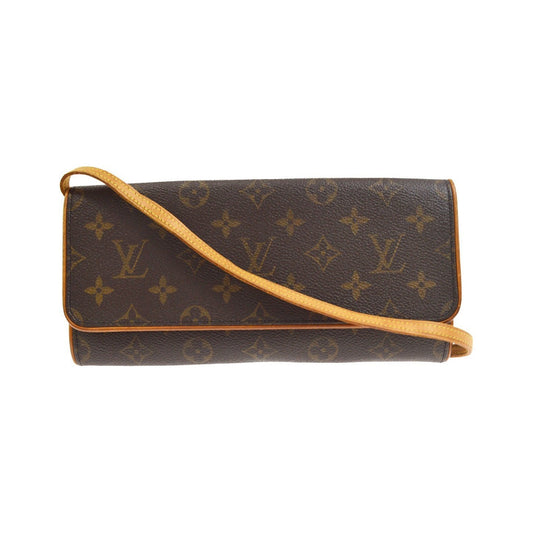 Louis Vuitton Twin Monogram Canvas, Brown, Canvas, Clutch