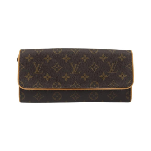 Louis Vuitton Twin Monogram Canvas, Brown, Canvas, Clutch
